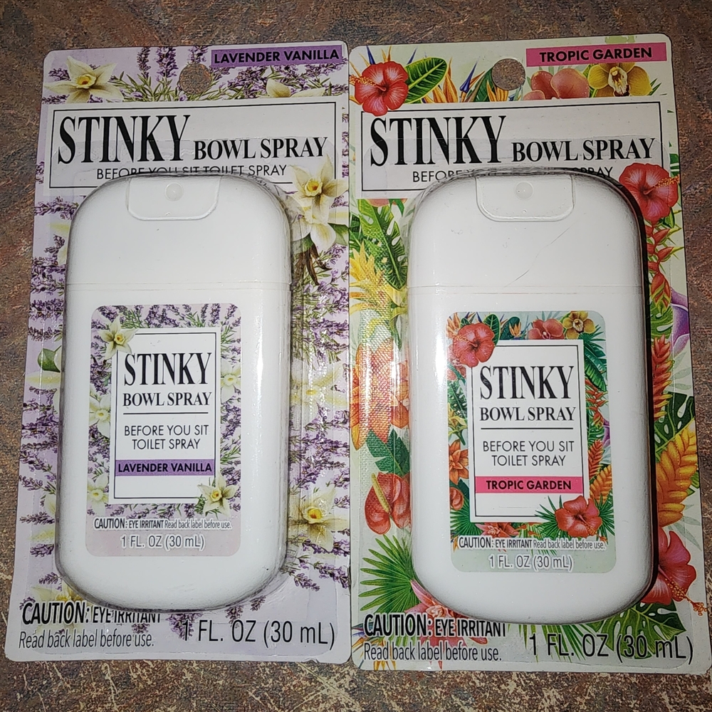 Bowl Spray Lavender Vanilla and Tropic Garden Set